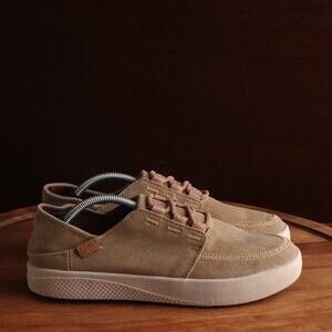 Chaco Sneakers Womens Size 8.5 Brown Ojai 3-Eye Canvas Lightweight Casual Shoes